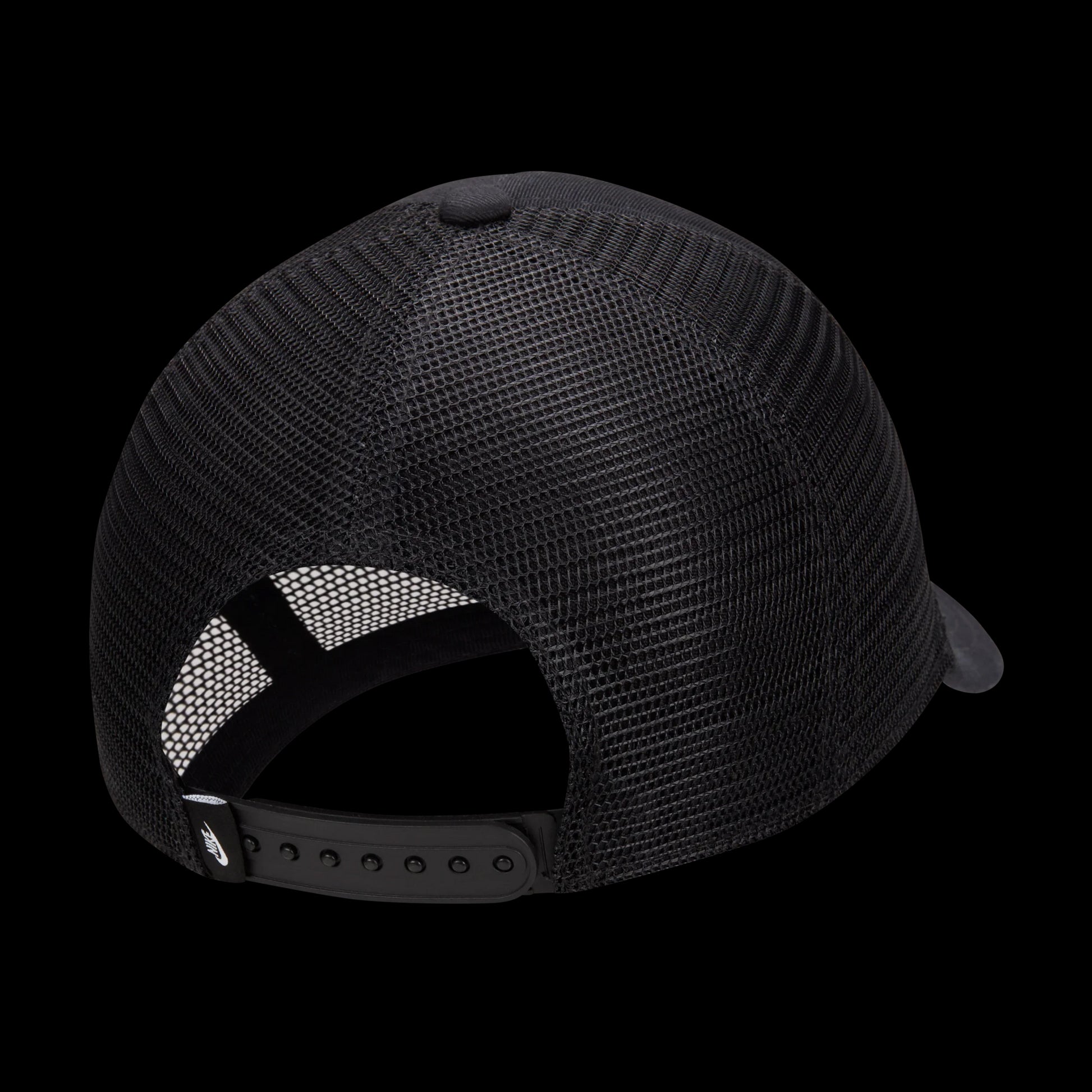Nike Men's Snapback Rise Futura Trucker Hat Black/White FB5378 S/M - Exotic Pro