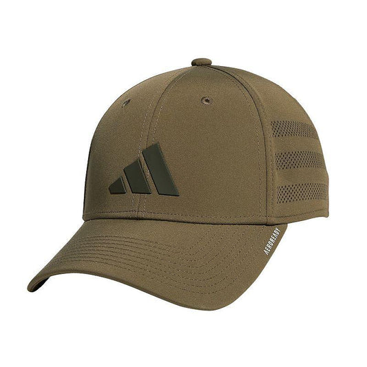 Adidas Men's Gameday III Stretch-Fit Hat – Dark Green (L/XL) - Exotic Pro