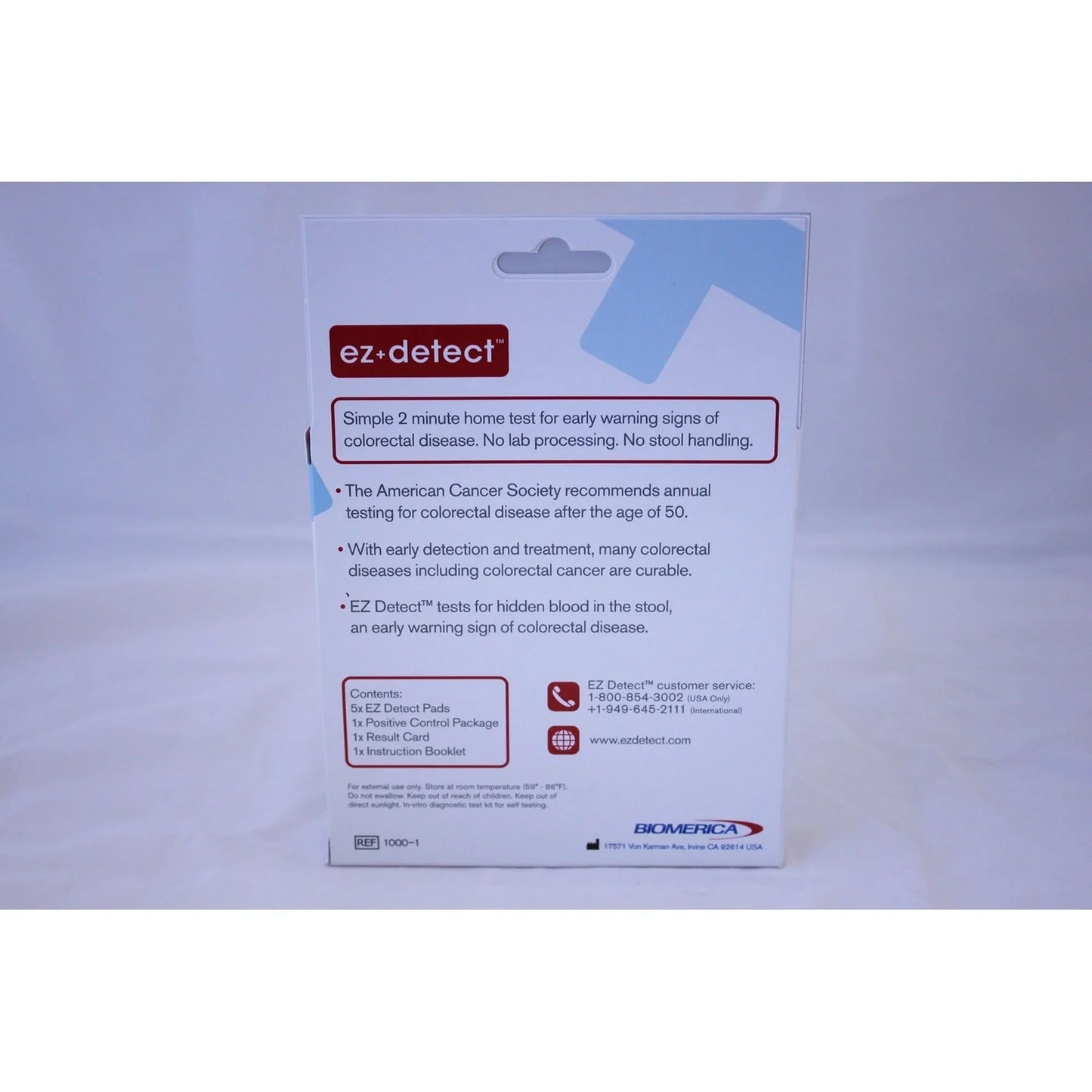 EZ+Detect Colon Disease Test - FDA-Cleared In-Home Colorectal Screening Kit - Exotic Pro