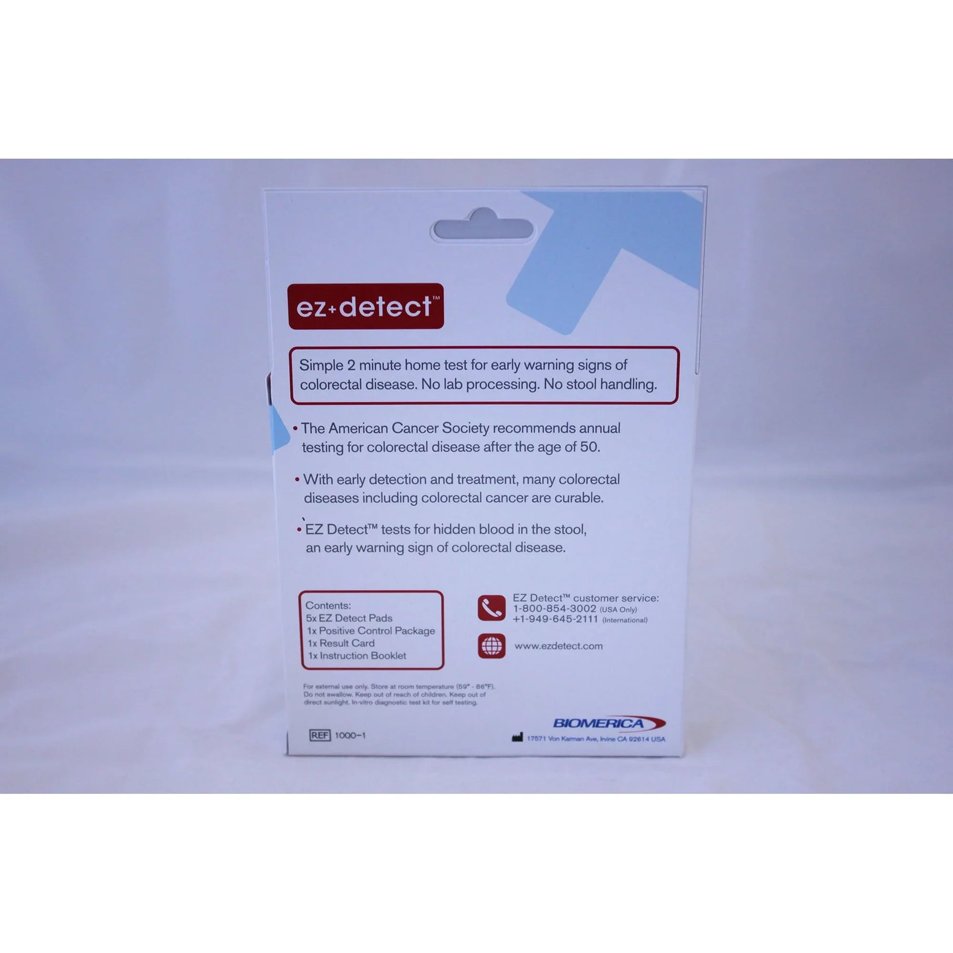 EZ+Detect Colon Disease Test - FDA-Cleared In-Home Colorectal Screening Kit - Exotic Pro