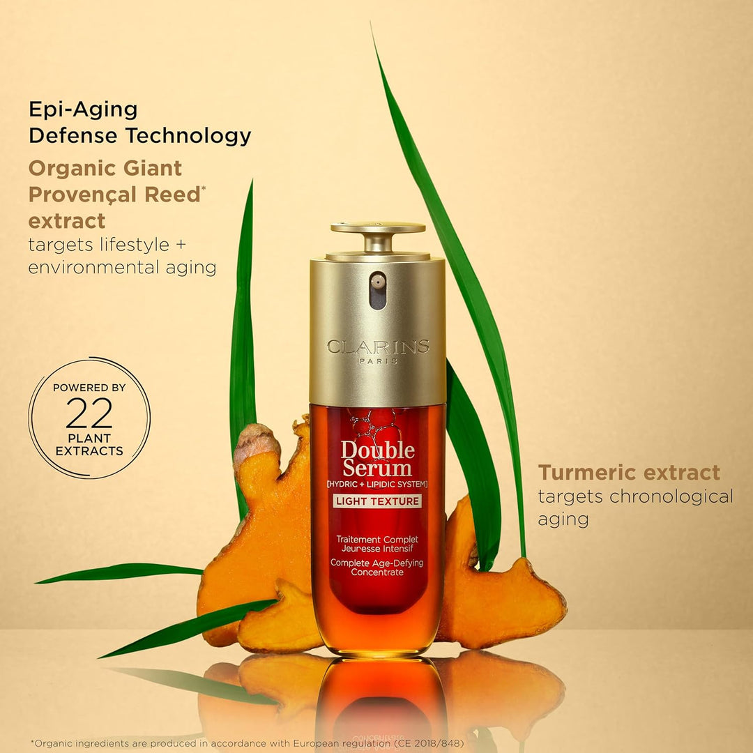 Clarins Double Serum® Light Texture – Firming Anti-Aging Concentrate 1.7 oz