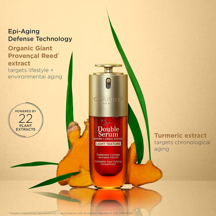 Clarins Double Serum® Light Texture – Firming Anti-Aging Concentrate 1.7 oz