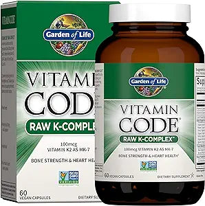 Garden of Life Vitamin Code RAW K-COMPLEX - 60 Vegan Capsules