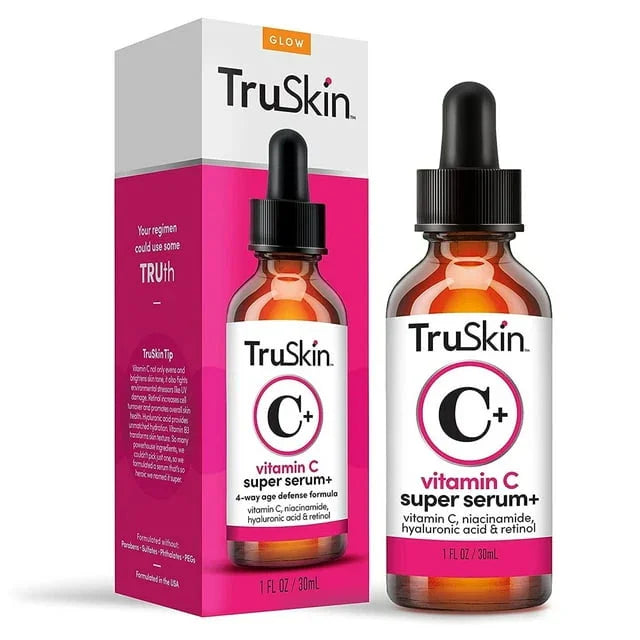 TruSkin C+ Vitamin C Super Serum+ 4-Way Age Defense Formula, 1 fl oz - Exotic Pro
