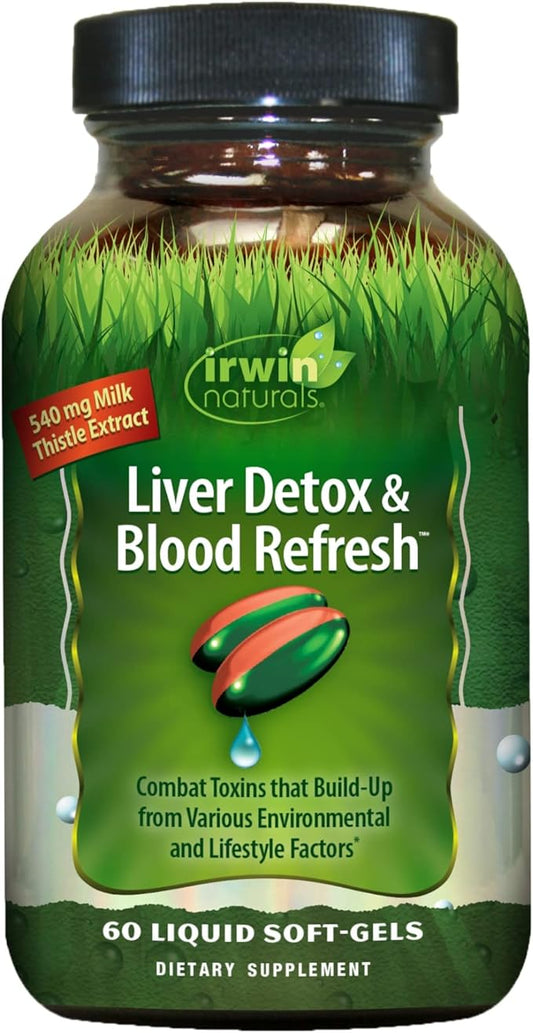 Irwin Naturals Liver Detox Blood Refresh - 60 Liquid Softgels