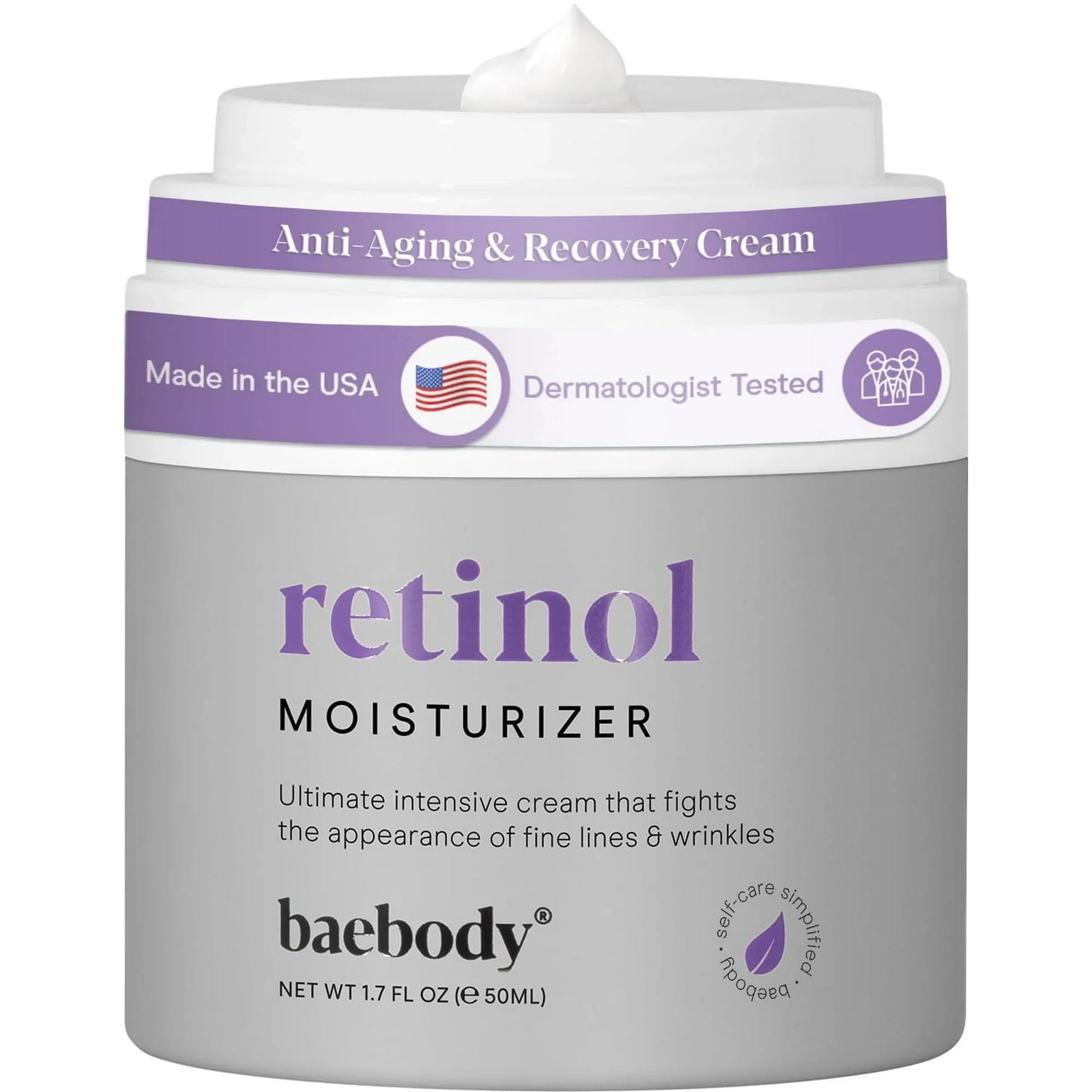 Baebody Retinol Face Moisturizer for Women and Men 1.7 oz - Exotic Pro