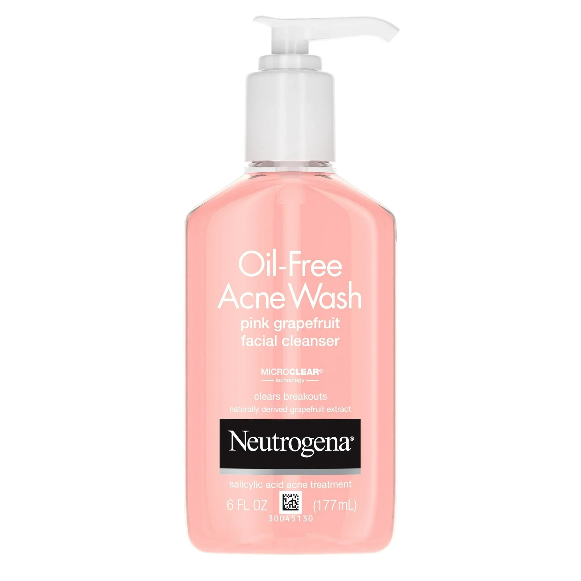 Neutrogena Oil-Free Pink Grapefruit Acne Facial Cleanser, 6 fl. oz - Exotic Pro