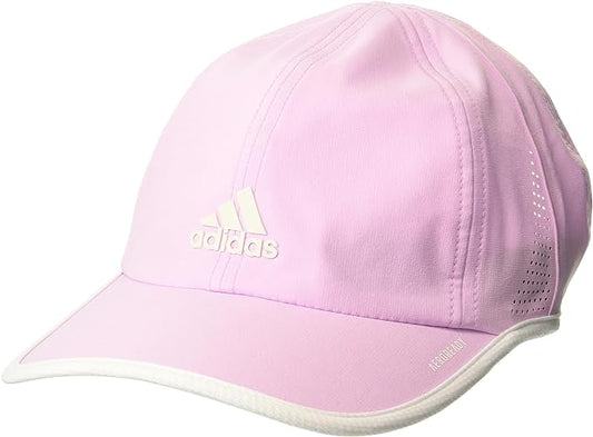 adidas Women's Superlite 2 Relaxed Adjustable Performance Cap Color Bliss Lilac Purple/White One Size