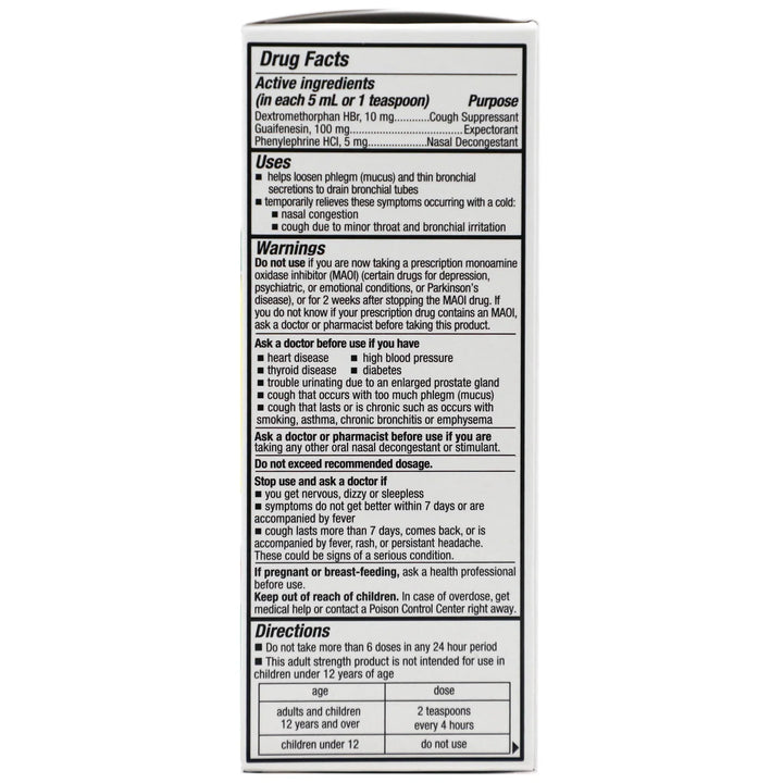Tukol Cough &amp; Congestion Syrup – Multi-Symptom Cold Relief, 4 fl oz - Exotic Pro