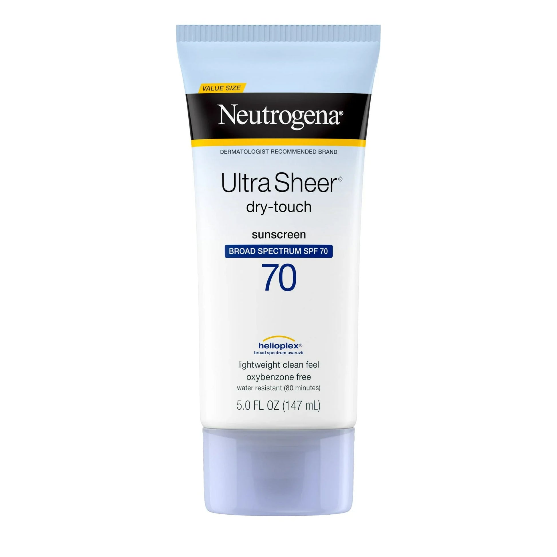 Neutrogena Ultra Sheer Dry-Touch Sunscreen SPF 70, Lightweight Lotion, 5 oz - Exotic Pro