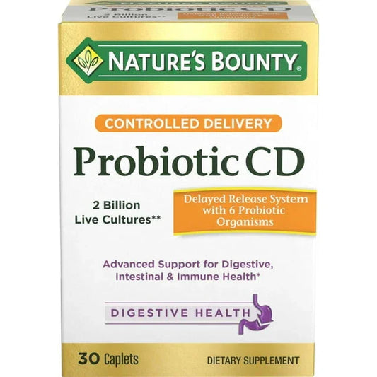 Nature's Bounty Controlled Delivery Probiotic CD Caplets - 30 Count - Exotic Pro