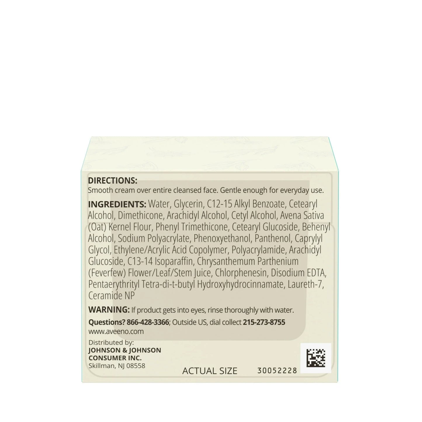 Aveeno Calm + Restore Redness Relief Cream, Face Moisturizer, 1.7 oz - Exotic Pro