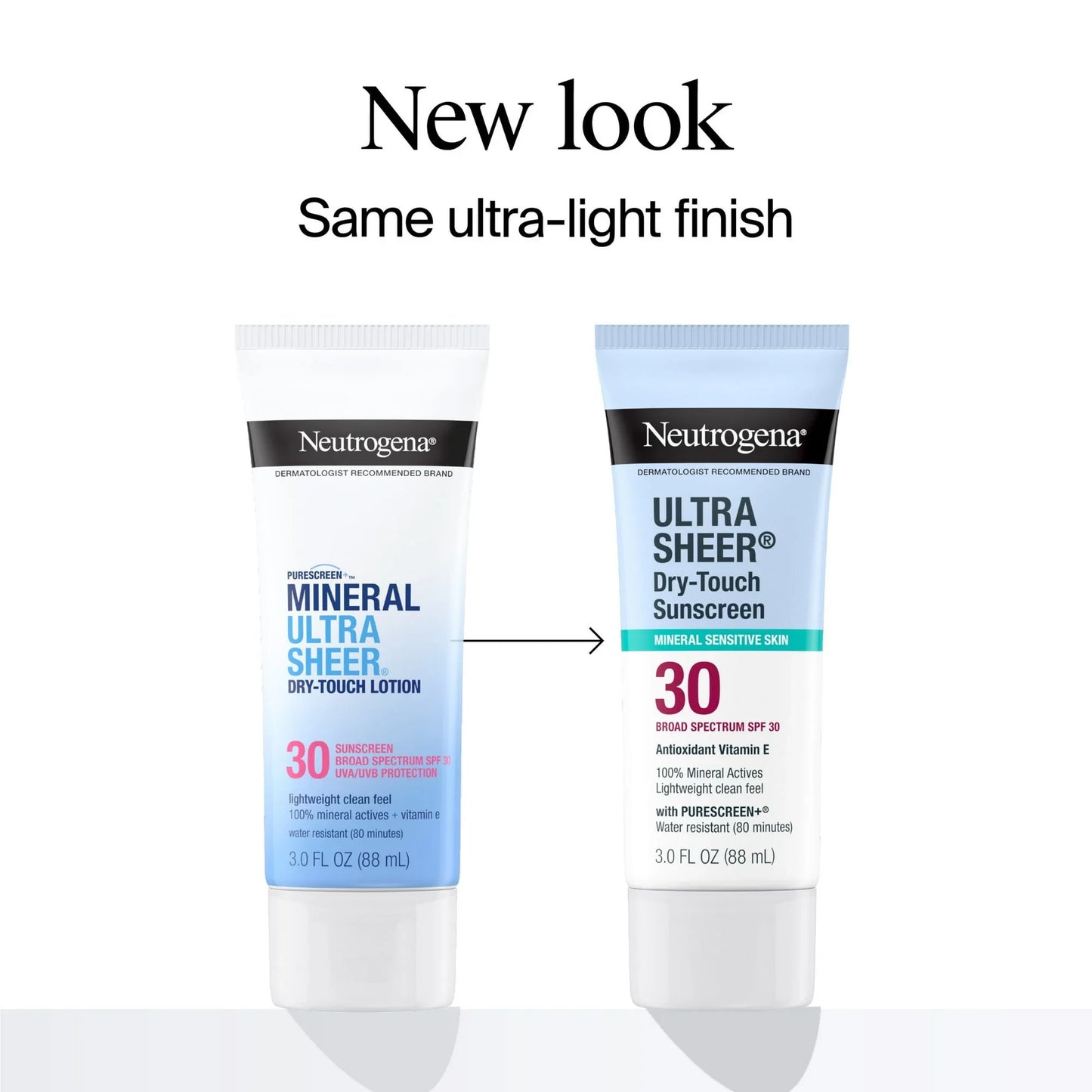 Neutrogena UltraSheer Mineral Sunscreen SPF 30, Dry-Touch Lotion, 3 oz - Exotic Pro