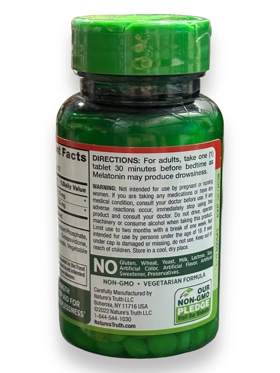 Melatonin 10 mg + L-Theanine | 72 Tablets | Maximum Strength Nighttime Sleep Aid | Vegetarian, Non-GMO, Gluten Free | by Nature&