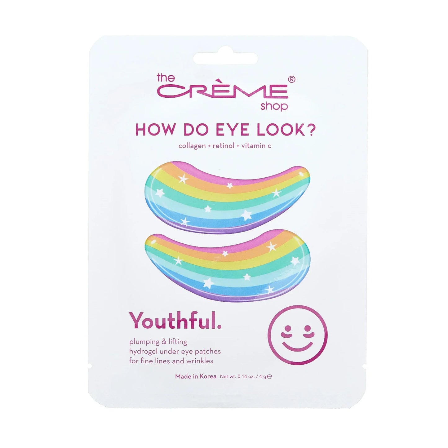 The Crème Shop - How Do Eye Look? Hydrogel Under Eye Patches (Youthful) - Exotic Pro