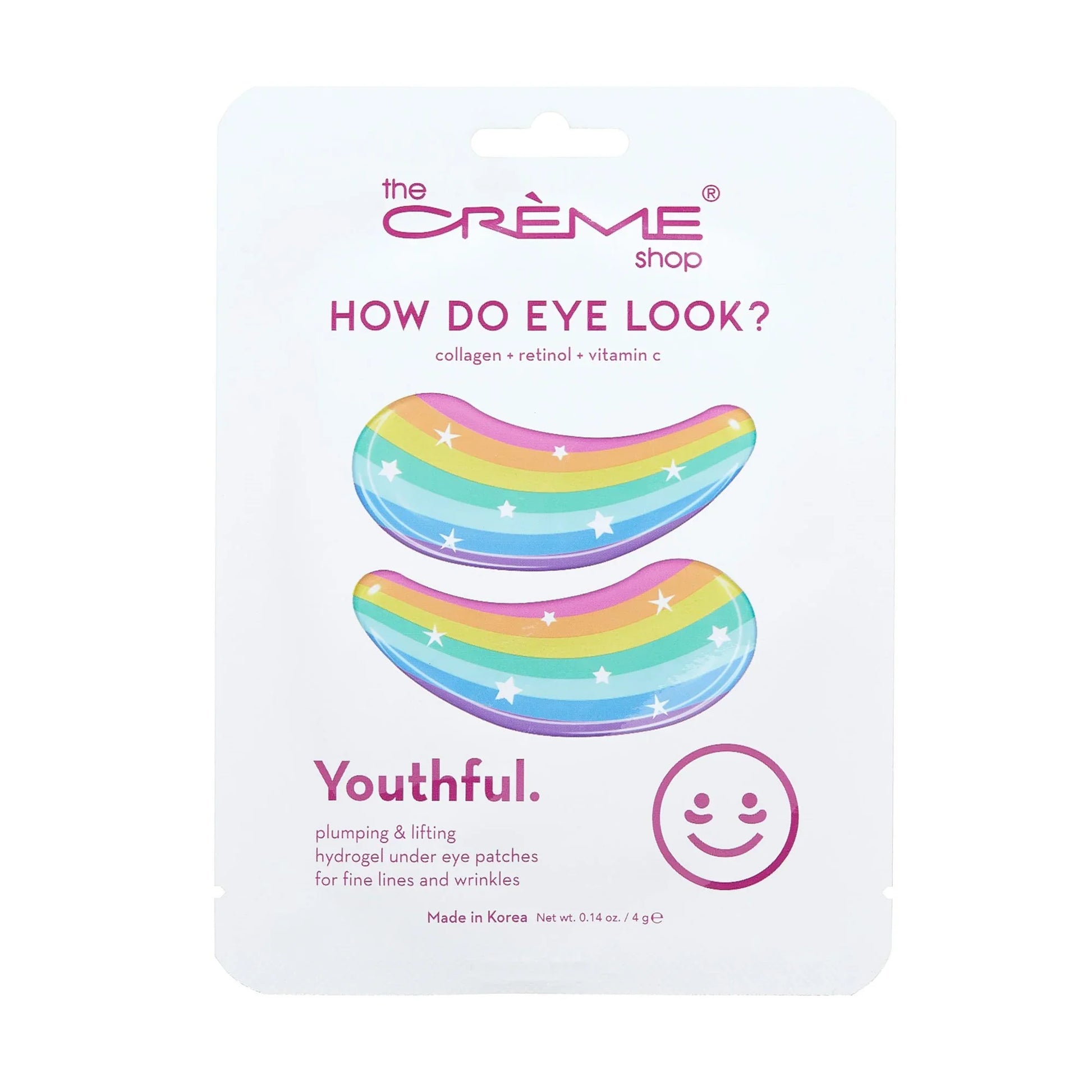 The Crème Shop - How Do Eye Look? Hydrogel Under Eye Patches (Youthful) - Exotic Pro