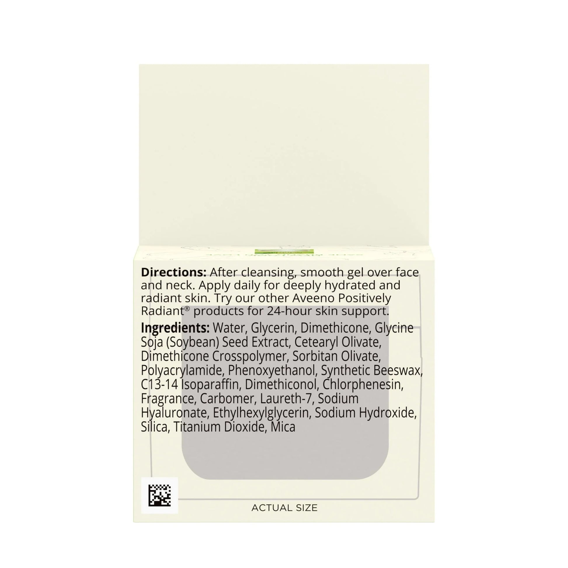 Aveeno Positively Radiant Daily Gel Face Moisturizer with Soy, Oil-Free, 1.7 oz - Exotic Pro