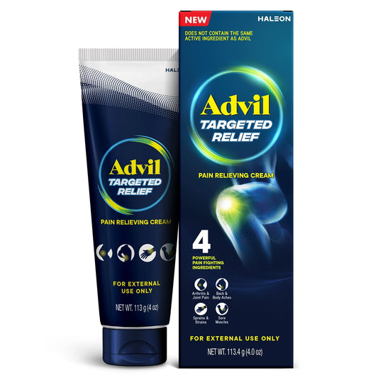 Advil Targeted Relief Pain Cream for Arthritis & Muscle Pain, 4 oz - Exotic Pro