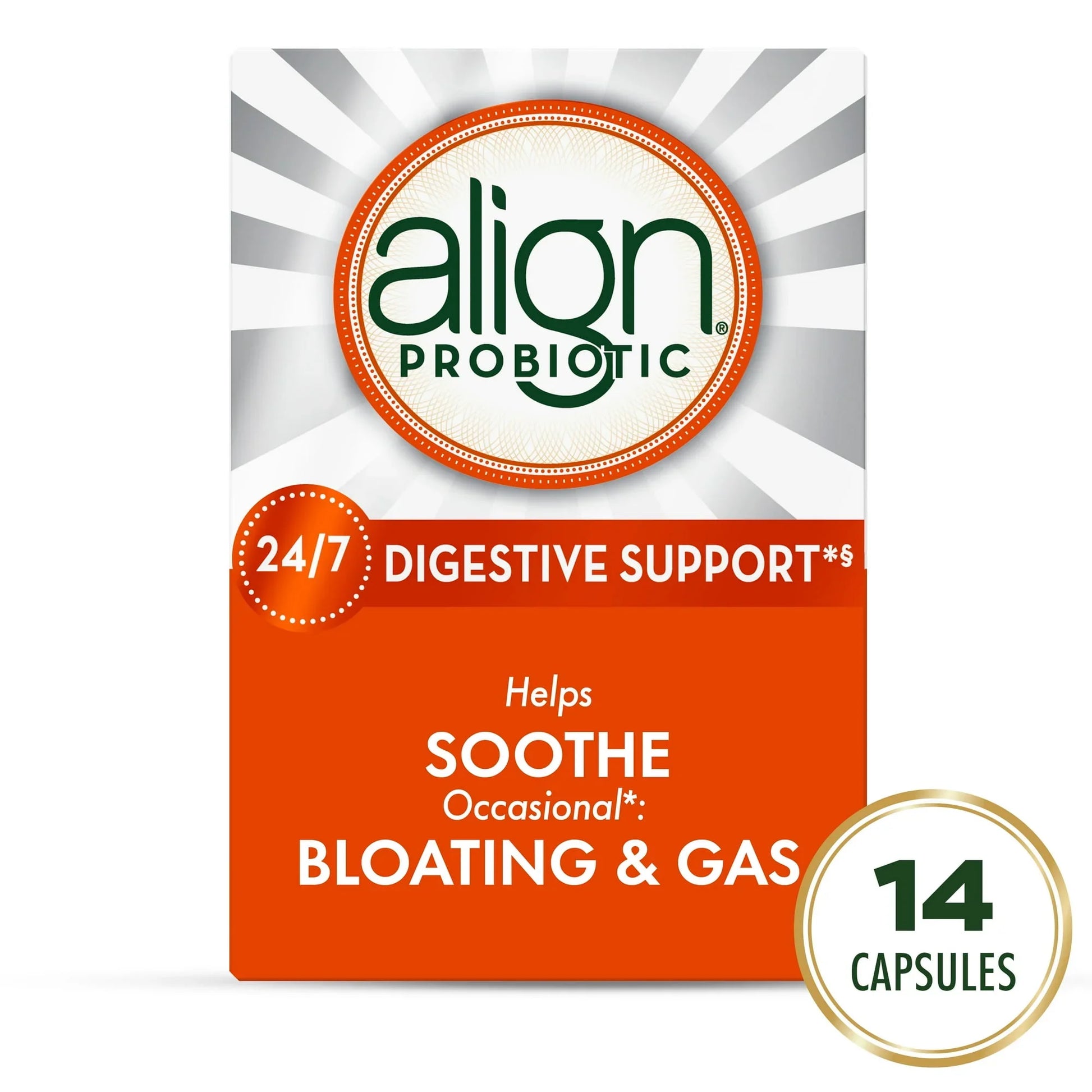 Align Daily Probiotic Supplement 14 Ct | Digestive Support for Men & Women - Exotic Pro