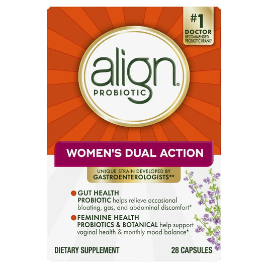 Align Women’s Dual Action Probiotic – Feminine Health Supplement, 28 Ct - Exotic Pro