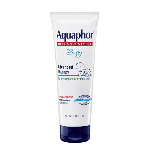 Aquaphor Baby Healing Ointment for Dry Skin & Diaper Rash Relief, 7 oz - Exotic Pro