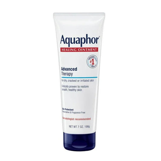 Aquaphor Healing Ointment Advanced Therapy for Dry Skin Relief, 7 oz - Exotic Pro
