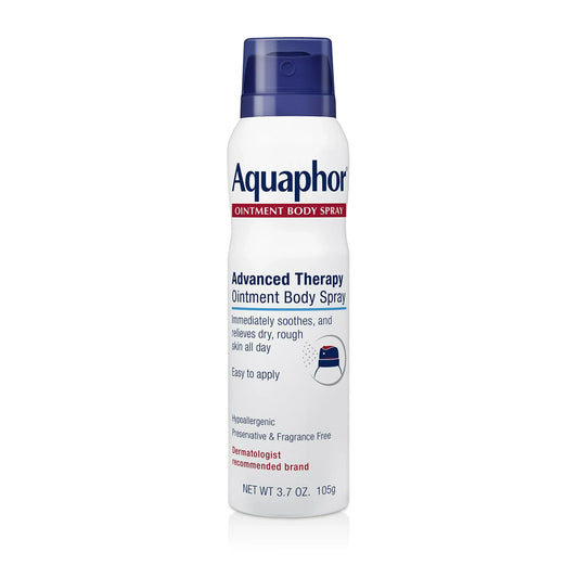 Aquaphor Ointment Body Spray for Dry Skin Relief, Easy Application, 3.7 oz - Exotic Pro