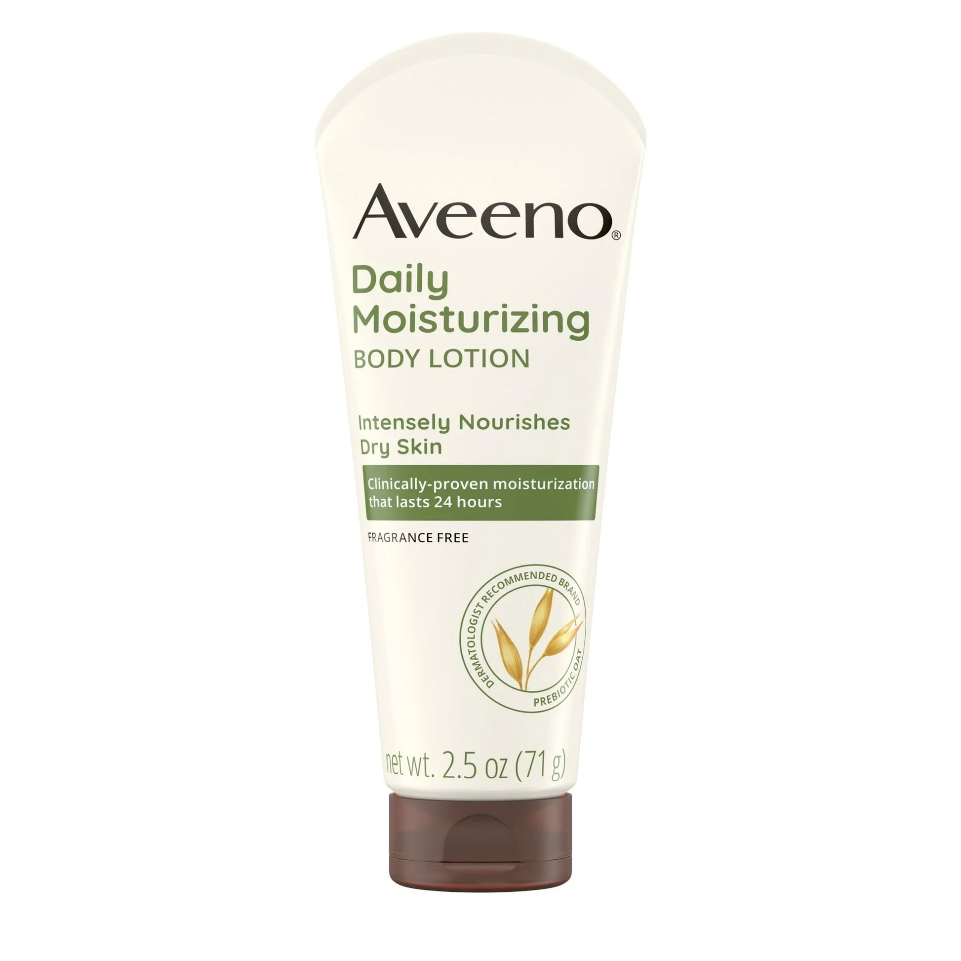Aveeno Daily Moisturizing Body Lotion with Oat, Dry Skin Relief, 2.5 fl oz - Exotic Pro
