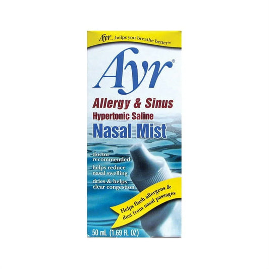 Ayr Allergy & Sinus Nasal Mist Saline Spray - 1.69 fl oz - Exotic Pro