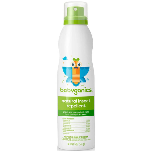 BabyGanics Natural Insect Repellent Spray, Plant-Based Formula, 5 fl oz - Exotic Pro