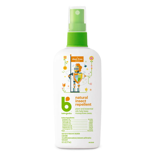 BabyGanics Natural Insect Repellent Spray, DEET-Free, 6 oz - Exotic Pro