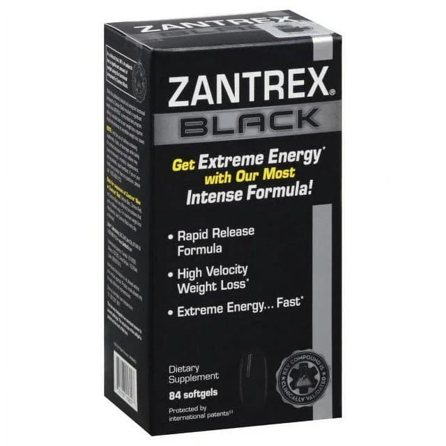 Zantrex Black by Basic Research – High-Energy Weight Loss, 84 Capsules - Exotic Pro