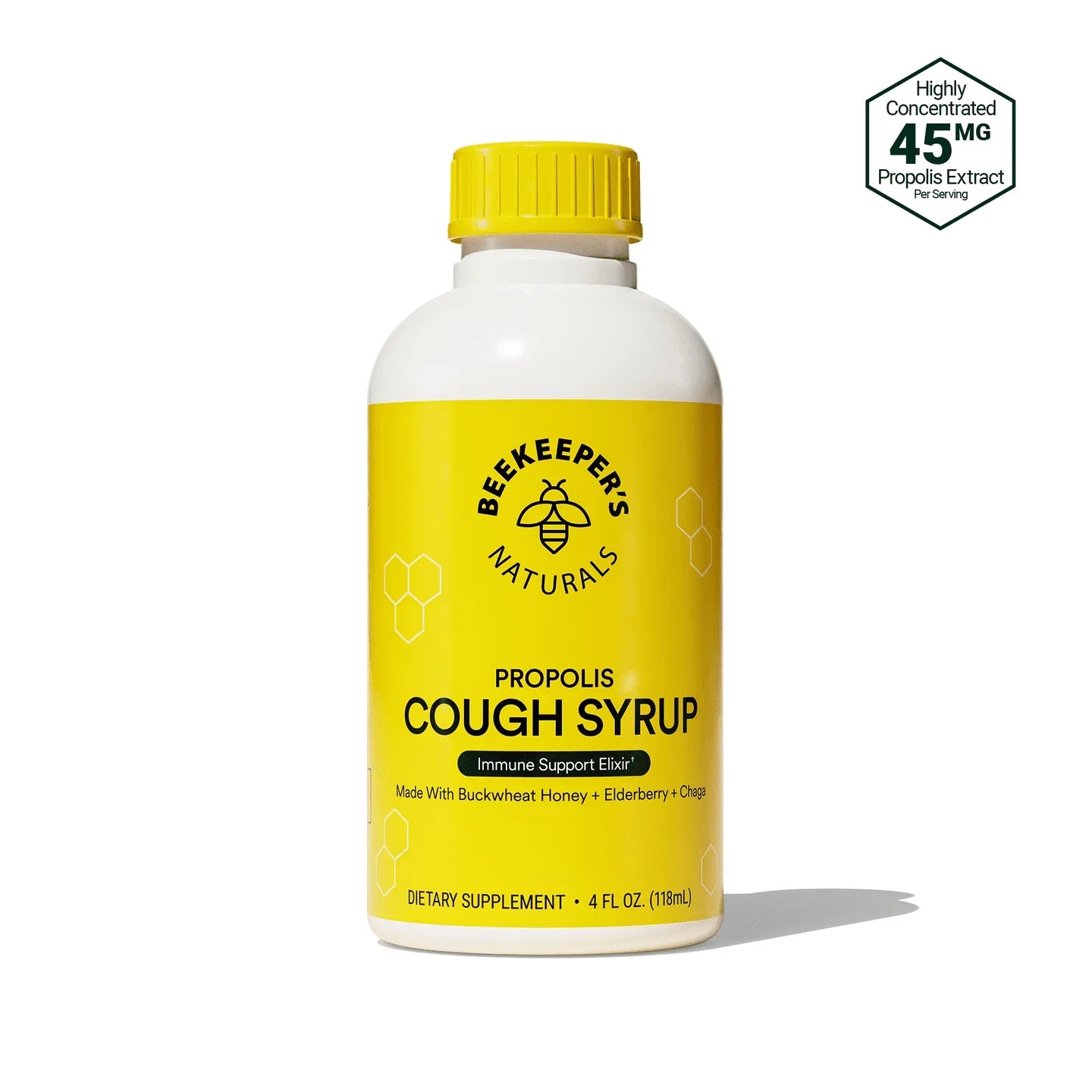 Beekeeper's Naturals Daytime Propolis Cough Syrup – Immune Support, 4 fl oz - Exotic Pro