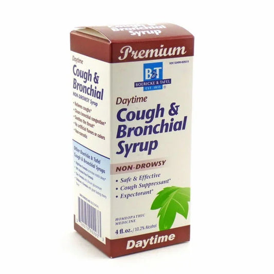 Boericke & Tafel Cough & Bronchial Syrup – Natural Relief, 4 oz - Exotic Pro