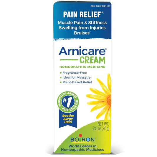 Boiron Arnicare Cream Homeopathic Pain Relief - 2.5 oz - Exotic Pro