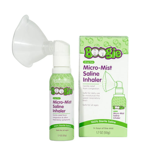 Boogie Micro-Mist Saline Inhaler – 1.7 oz | Gentle Nasal Moisturizer - Exotic Pro
