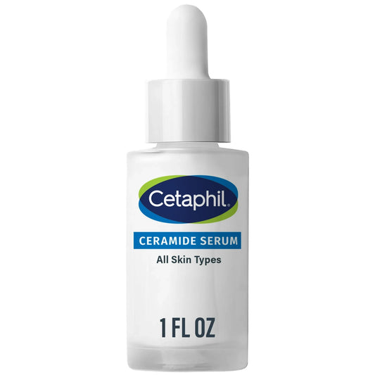 CETAPHIL Ceramide Serum, Lightweight Serum with CICA &amp; Allantoin, 1 fl oz - For All Skin Types - Exotic Pro