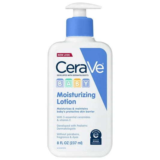 CeraVe Baby Lotion for Face & Body, Lightweight Moisturizer, 8 oz - Exotic Pro