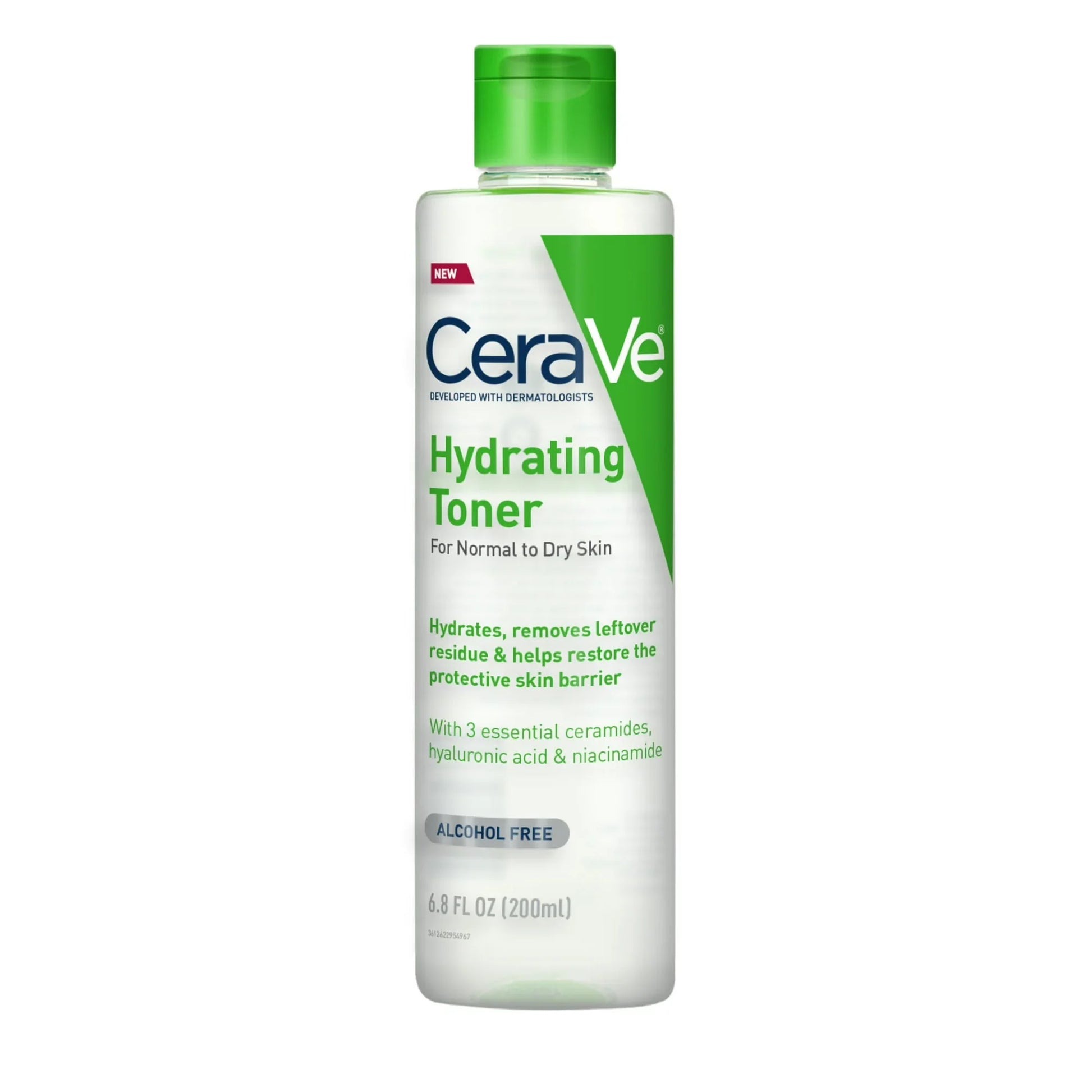 CeraVe Hydrating Alcohol-Free Toner for Normal to Dry Skin, 6.8 fl oz - Exotic Pro