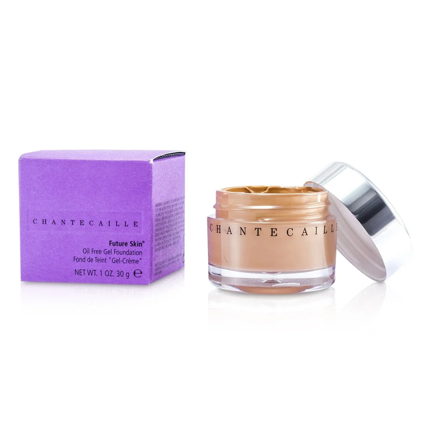 Chantecaille Future Skin Foundation - Hazel, 1 oz - Lightweight Gel Formula - Exotic Pro