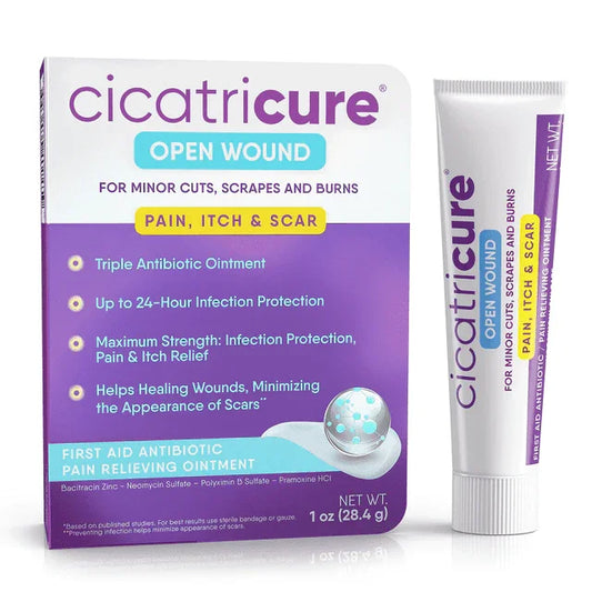 Cicatricure First Aid Antibiotic Ointment 1 oz | Relief for Cuts, Burns & Scars - Exotic Pro