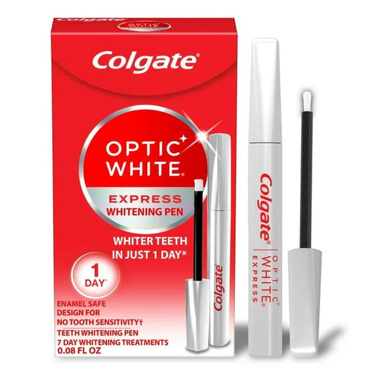 Colgate Optic White Express Whitening Gel Pen | 7-Day Treatment, 0.08 oz - Exotic Pro
