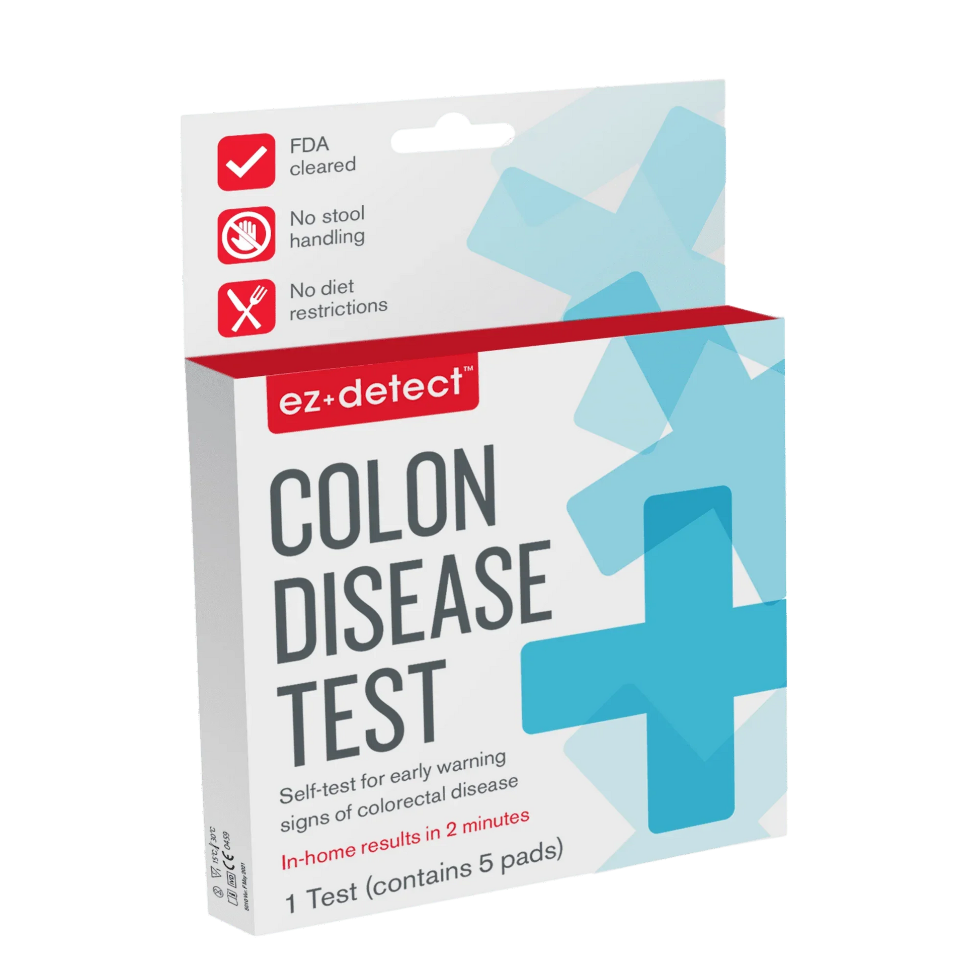 EZ+Detect Colon Disease Test - FDA-Cleared In-Home Colorectal Screening Kit - Exotic Pro