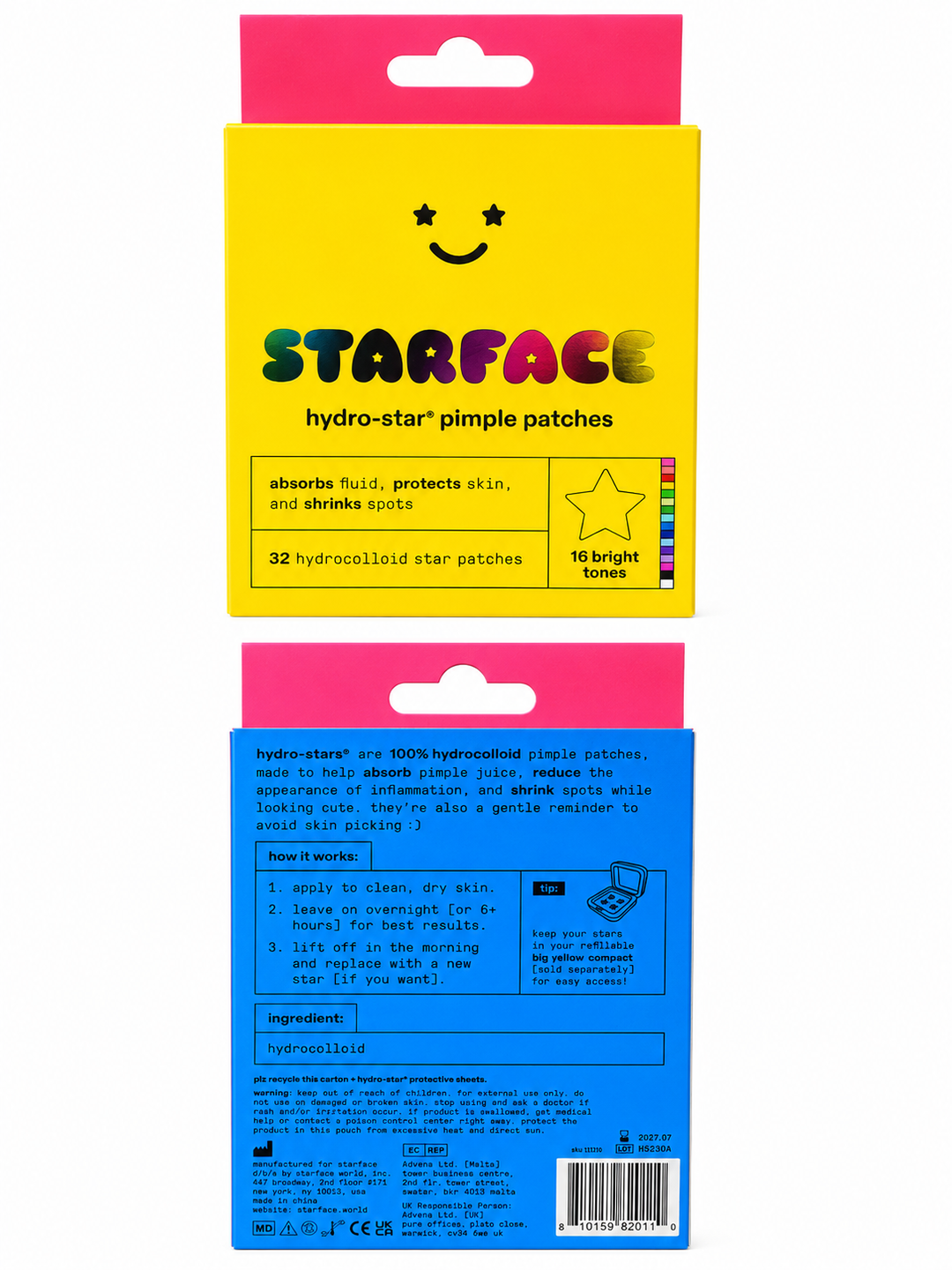 Starface Hydro-Star Play Pack Pimple Patches – 32 ct