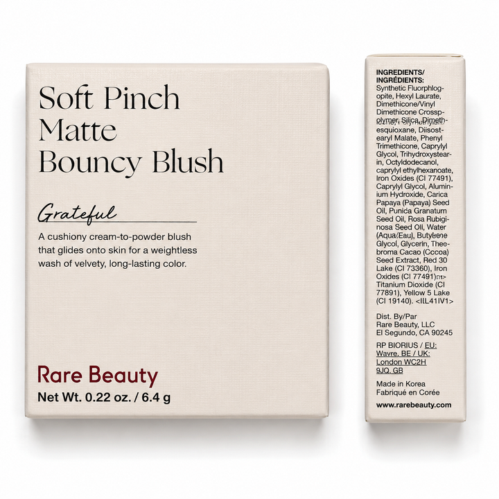 Rare Beauty Soft Pinch Matte Bouncy Blush – Grateful 0.22 oz