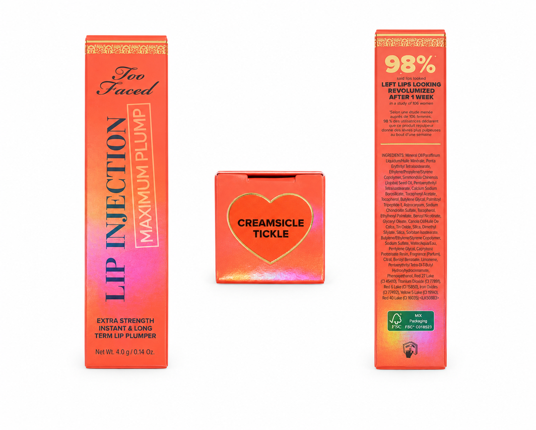 Too Faced Lip Injection Maximum Plump – Creamsicle Tickle 0.14 oz