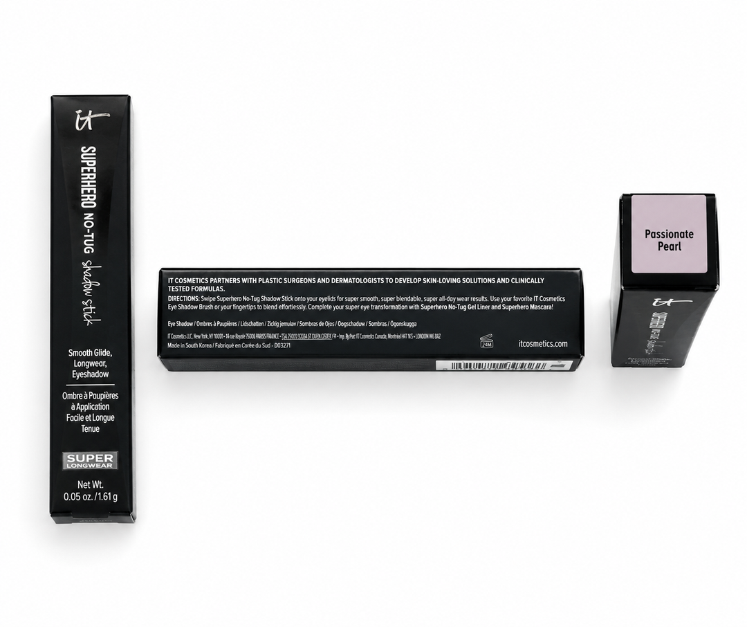 IT Cosmetics Superhero No-Tug Waterproof Eyeshadow Stick – Passionate Pearl 0.05 oz