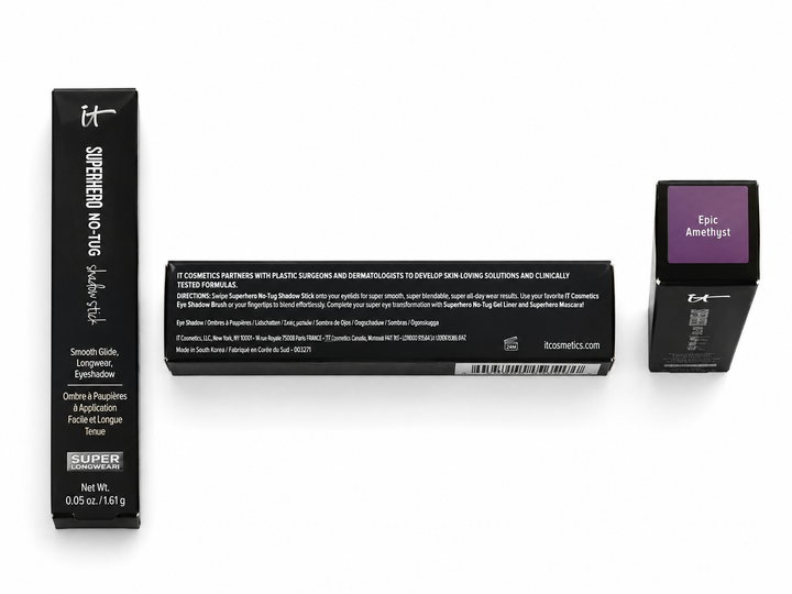 IT Cosmetics Superhero No-Tug Shadow Stick – Epic Amethyst 0.05 oz