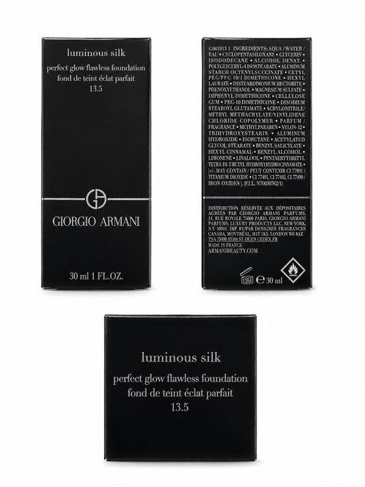 Armani Beauty Luminous Silk Foundation – Shade 13.5 Very Deep Pink 30 ml