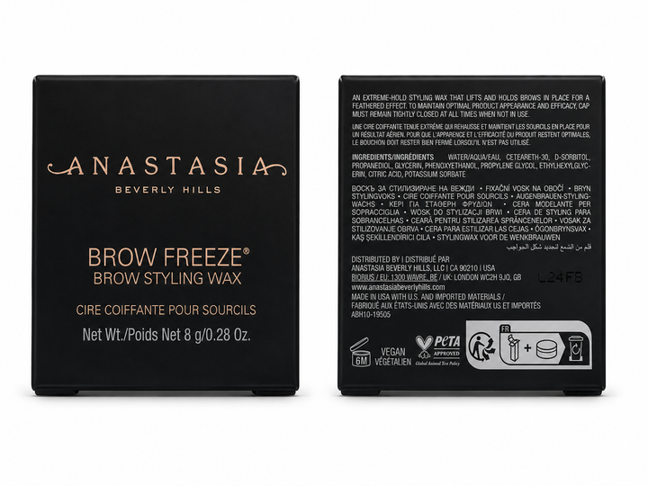 Anastasia Beverly Hills Brow Freeze Extreme Hold Sculpting Wax – Clear 0.28 oz
